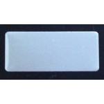 NAMEPLATE - ROUNDED CORNERS / SILVER