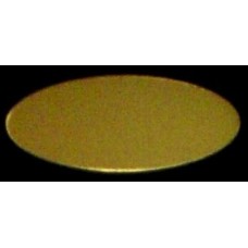 NAMEPLATE - OVAL SHAPED / GOLD